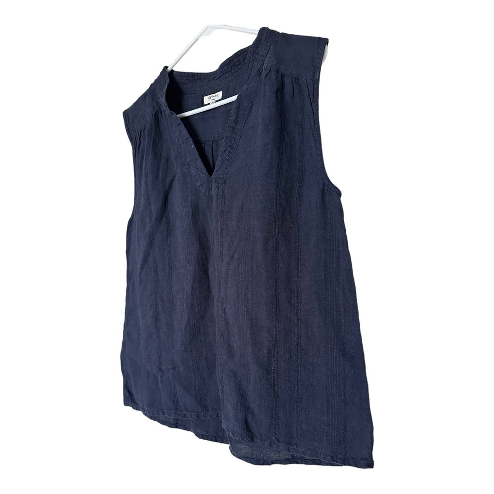 Dylan “Kenzie” Sleevless Top. 100% Cotton - Picture 3 of 4